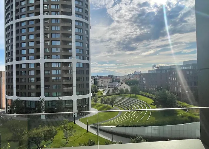 Sag Sky Park Castle Wiev Free Parking Free Wifi דירה ברטיסלאבה